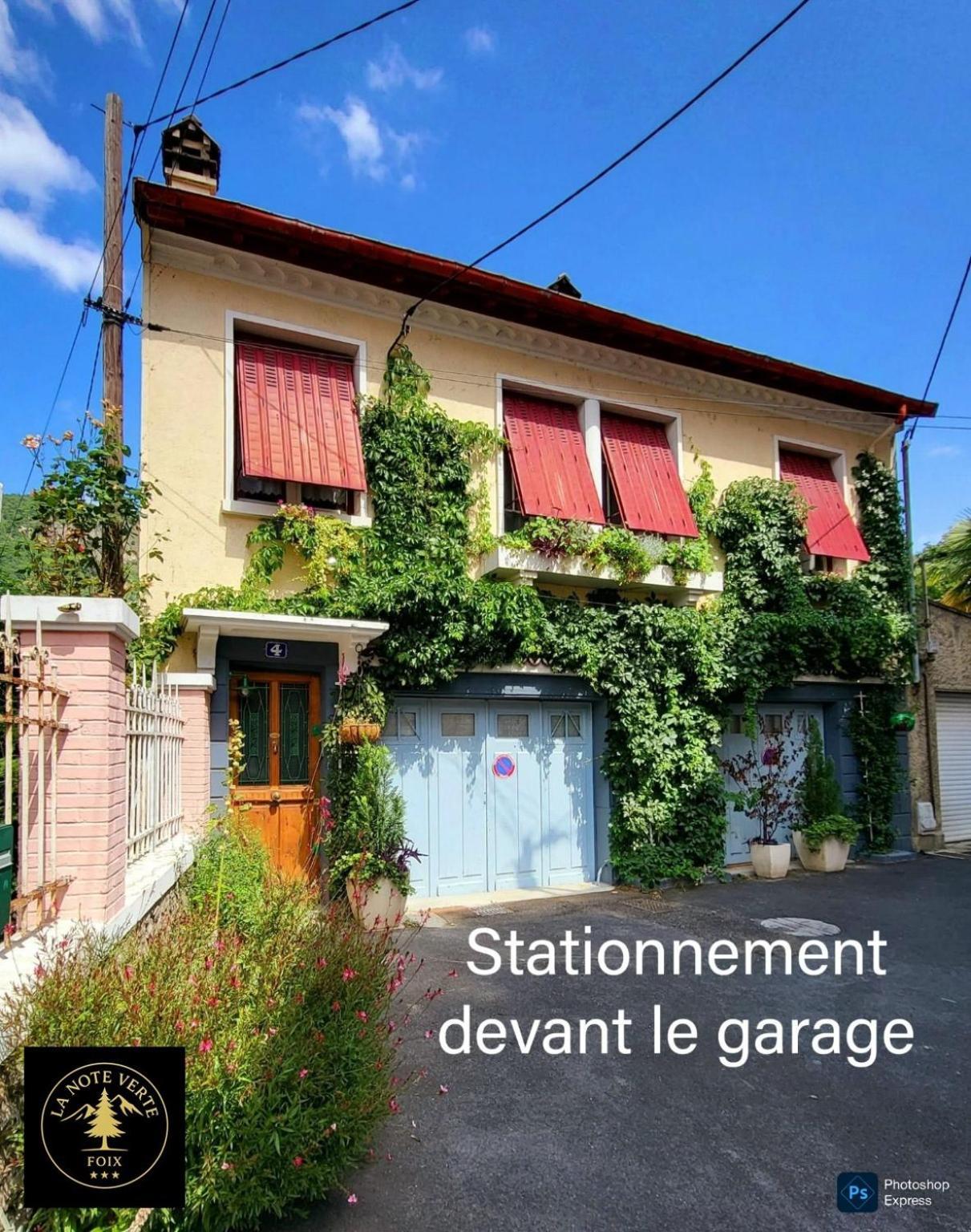 La Note Verte - Parking Gratuit Devant L'Entree Foix Extérieur photo